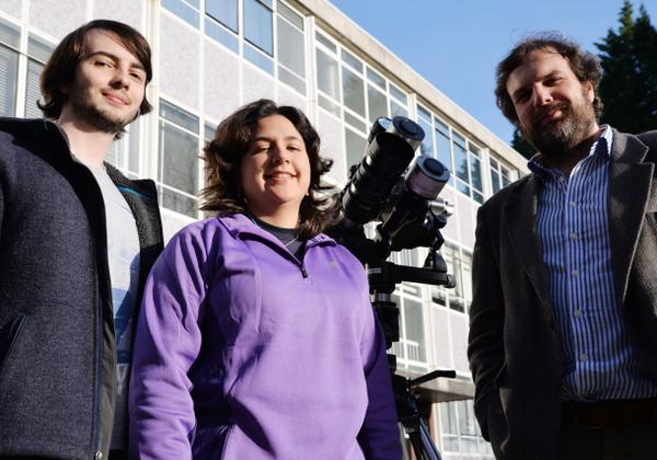 left-right: Joe Hutton, Naty Alzate, Huw Morgan.